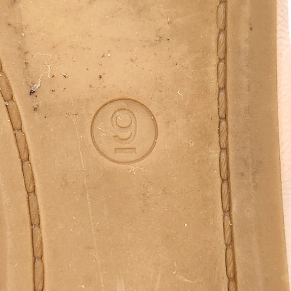 J. Crew CeCe Leather‎ Ballet Ballerina Flats Size 9 Nude Beige - Picture 9 of 9